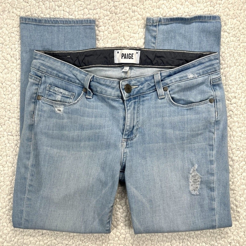 Paige Jeans Women's Size‎ 27 Blue Abbot Kinney Crop